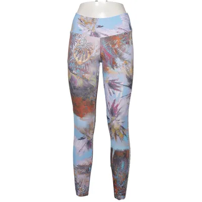 Sportleggings (Blauw, Meerkleurig) van Mika Elastaan, Polyamide