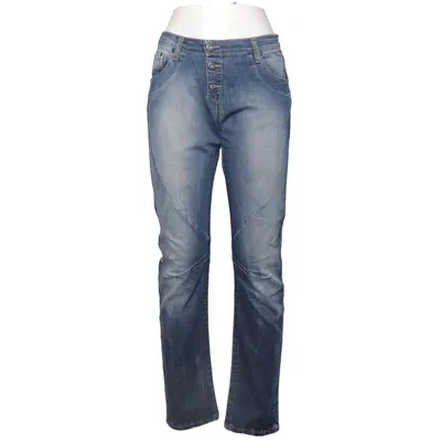 Jeans (Blå) fra Please Vintage Glam Bomuld, Elastan