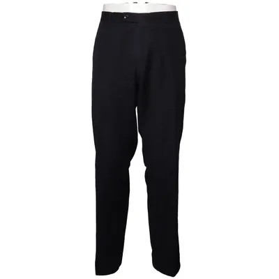 Kostuumbroek (Zwart) van Jones + Jones Polyester, Wol