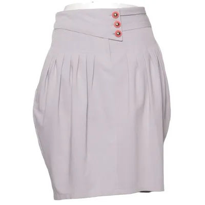 Nederdel (Grå) fra Lila Bomuld, Polyester