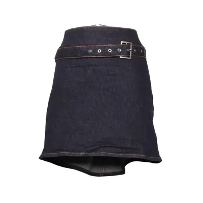 Denim skirt (ONLBLUSH STAYBLUE BELT DNM SKIRT) from ONLY Blue Denim Cotton