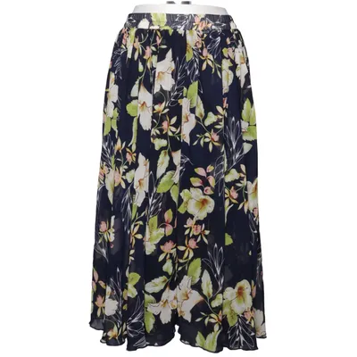 Maxi skirt (Blue, Multicolored) from Abollria Polyester