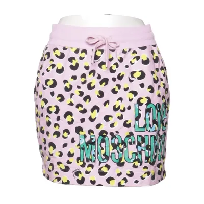 Skirt (Pink, Multicolored) from Love Moschino Cotton, Elastane