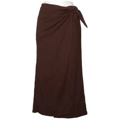 Slå om-nederdel (Brun) fra Anna Field Curvy Elastan, Genanvendt polyester
