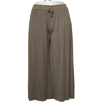 Pantalon patte d'éléphant (Vert) de A Punto. Élasthane, Polyester