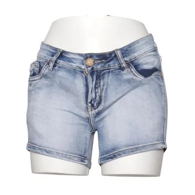 Short en jean (Bleu) de Rose Player Coton, Élasthane, Polyester