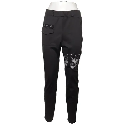 Pantalon (Noir) de Rosegal Polyester, Polyuréthane