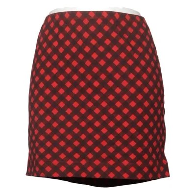 Jupe (Rouge, Noir) de Jeanswear Coton, Élasthane
