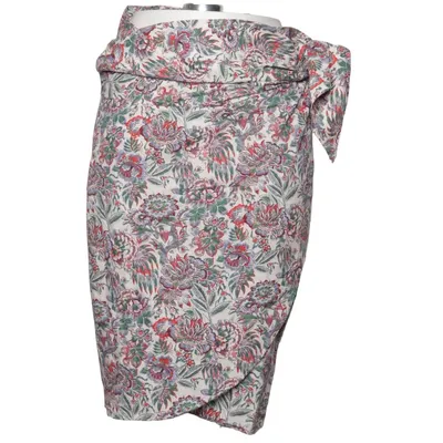 Jupe (Blanc, Multicolore) de Vanessabruno Coton