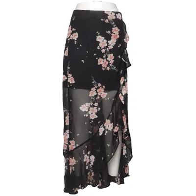 Wrap skirt (Black, Multicolored) from Amisu