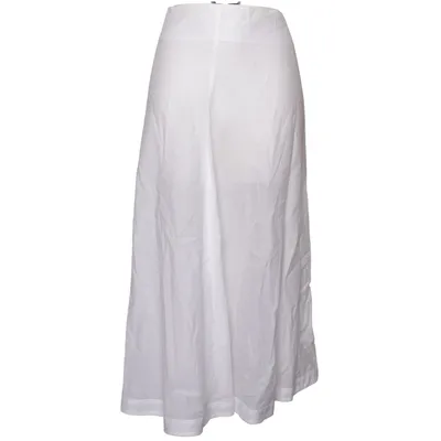 Maxi skirt (White) from Absolut Cotton, Polyamide