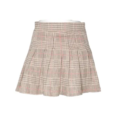 Kjol (Beige, Flerfärgad) från STR Elastan, Polyester, Viskos
