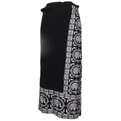 Jupe portefeuille (Noir, Blanc) de Garment