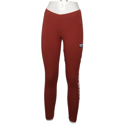 Leggings (Rood) van Adidas Katoen, Elastaan