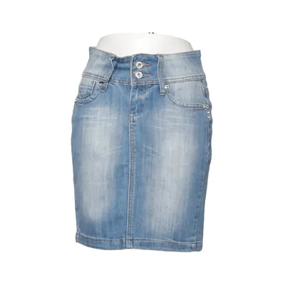 Spijkerrok (Blauw) van Monday Katoen, Elastaan, Polyester