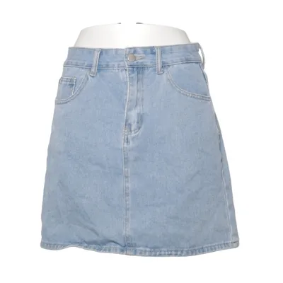 Jeanskjol (Blå) från Dazy Bomull, Polyester, Viskos