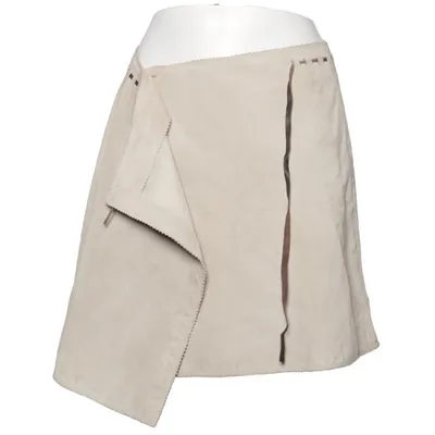 Wikkelrok (Beige) van Iceberg Leer