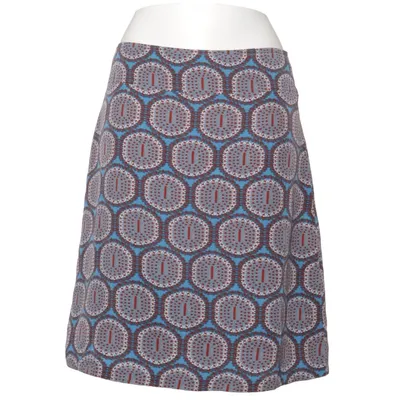 Jupe (Bleu, Multicolore) de Pauline B Soie