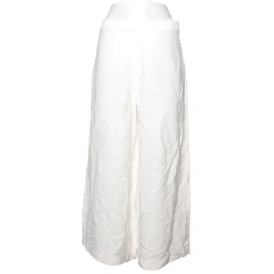 Palazzobyxor (Vit) från Massimo Dutti Viskos