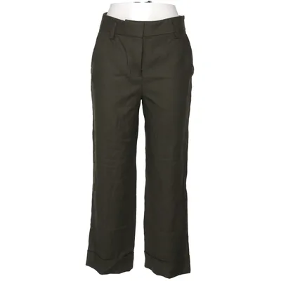 Suit pants (Green) from Massimo Dutti Viscose, Wool