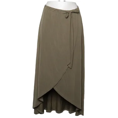 Wrap skirt (Green) from Object Modal, Polyester