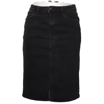 Jeanskjol (Grå) från Mango Denim Bomull, Elastan