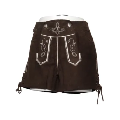 Short en cuir (Marron) de Waldschütz Polyester, Daim