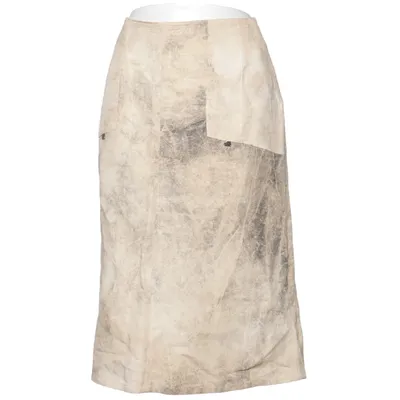Nederdel (Beige, Grå) fra Ella Linned, Viscose