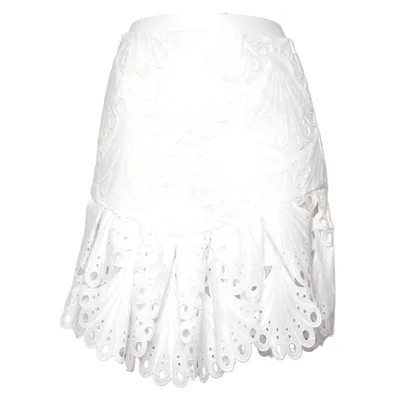 Rock (Weiß) von Maje Baumwolle, Polyester