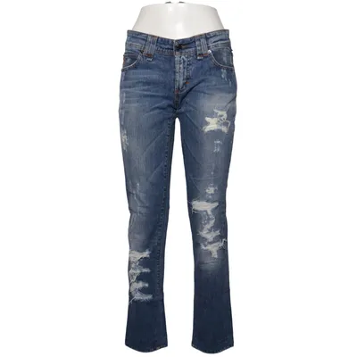 Jean (Bleu) de John Galliano Coton, Élasthane, Polyamide