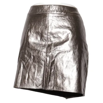 Skirt (Metallic Pu Skirt) from Costes Polyurethane, Viscose