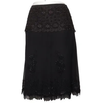 Skirt (Black) from Schumacher Polyester, Silk
