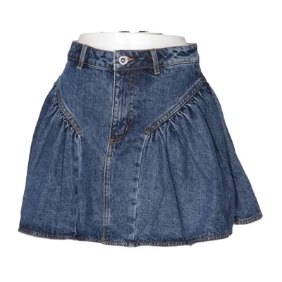 Jupe en jean (Bleu) de Self-Portrait Coton, Polyester