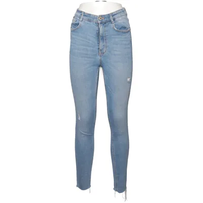 Jeans (Blue) from Zara Cotton, Elastane, Polyester