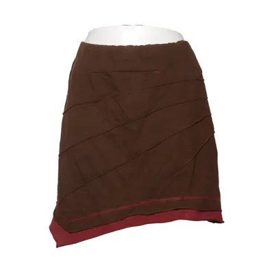 Skirt (Brown, Pink) from Vishes Cotton