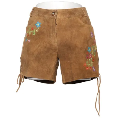Lederhosen (Brown, Multicolored) from Krüger Leather, Polyester