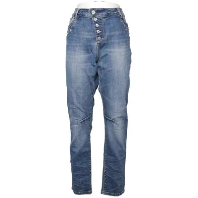 Jeans (Blue) from Karostar Cotton, Elastane, Polyester, Viscose