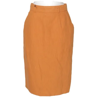 Jupe (Orange) de PTA Acétate, Coton, Lin, Polyester, Viscose