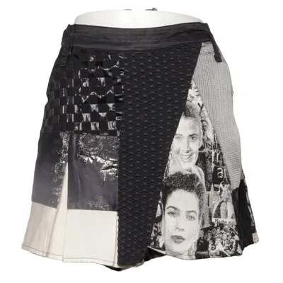 Kjol (Svart, Grå, Flerfärgad) från Desigual Acetat, Polyester