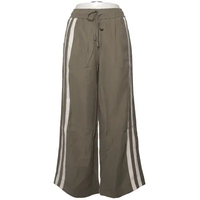 Palazzo broek (Groen, Wit) van Next Petite Gerecycled polyester, Viscose