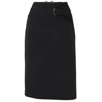 Rok (Zwart) van René Lezard Acetaat, Elastaan, Polyester
