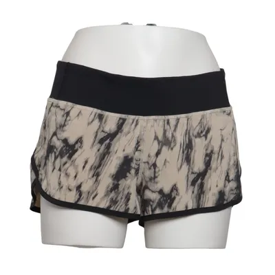 Träningsshorts (Beige, Svart) från Lululemon Athletica Elastan, Polyamid, Återvunnen polyester