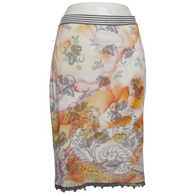 Skirt (White, Multicolored) from Marc Cain Cotton, Viscose, Wool