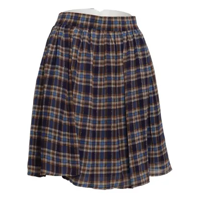 Kjol (Blå, Beige, Brun) från Daphnea Elastan, Polyester