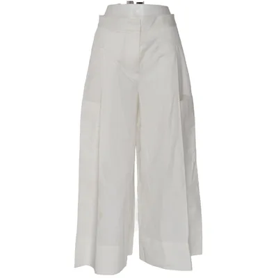 Palazzo pants (White) from COS Cotton