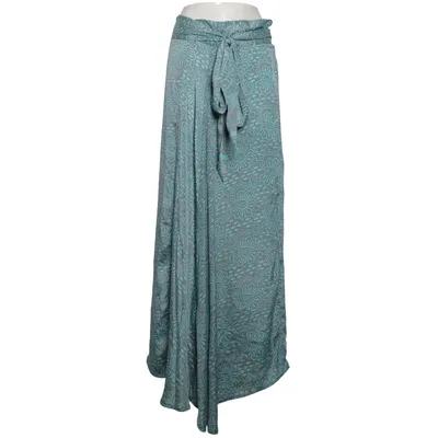 Slå om-nederdel (Grå, Turkis) fra Sissel Edelbo