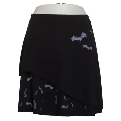 Rok (Zwart, Lila) van Outer Vision Elastaan, Polyester, Viscose