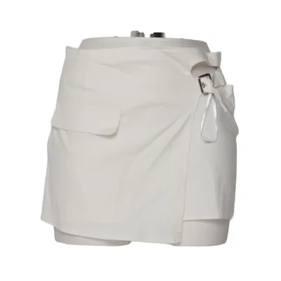Wrap skirt (White) from White Fox Cotton, Elastane
