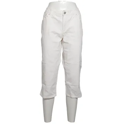 Three-quarter pants (White) from Gloockler Cotton, Elastane