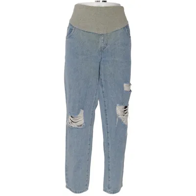 Maternity jeans (Blue, Gray)